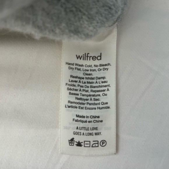 Aritzia Wilfred - Lorin Sweater Heather Oatmeal - XXS - Picture 8 of 10